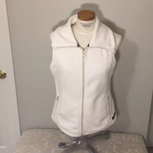 Calvin Klein zip front micro fleece vest